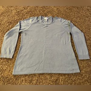 Calvin Klein Light Blue Long Sleeve Sweater